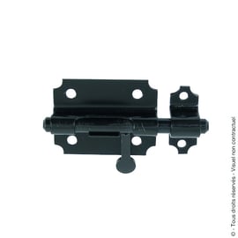 Verrou de box bouton poire acier