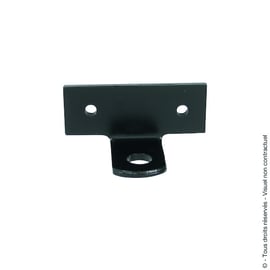 Gâche platine pour crochet de contrevent noir