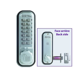 Verrou à code mécanique 2230 pêne demi tour encastré