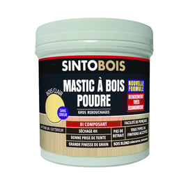 Mastic à bois SINTOBOIS en poudre - 450 g - bois clair