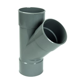 Culotte PVC 45° femelle - 50 mm