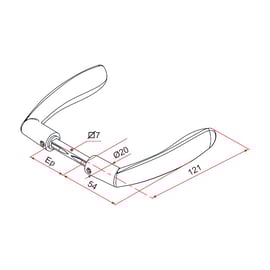 Béquille double MARINEA