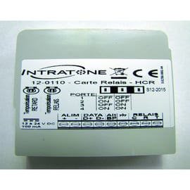 Carte relais pour centrale INTRATONE 12-0110 1 porte 100 noms