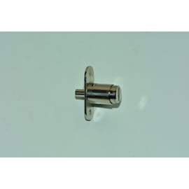 Serrure de meuble zamak à poussoir avec cylindre