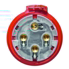 Fiche mobile droite industrielle P17 3P+T 380V à 415V