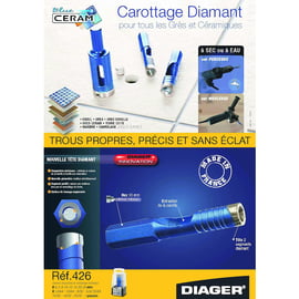Trépan diamant BLUE CERAM 426