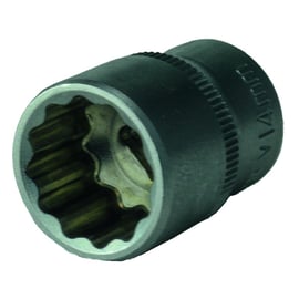 Douille de serrage courte 1/4" 12 pans