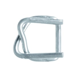 Boucle en acier galvanisé pour feuillards de 19 mm