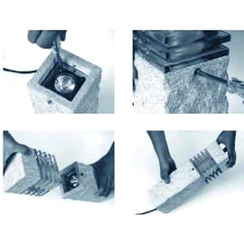 Borne LED PHOBOS blanc froid 2W 12V