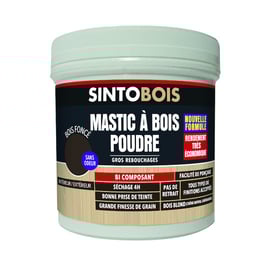 Mastic à bois SINTOBOIS en poudre - 450 g - bois clair