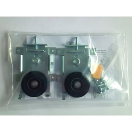 Kit de 2 roues de placard coulissant