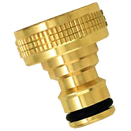 Nez de robinet fileté automatique femelle en laiton