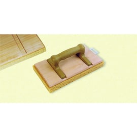 Taloche rectangulaire en bois avec semelle en éponge - 250 x 140 mm
