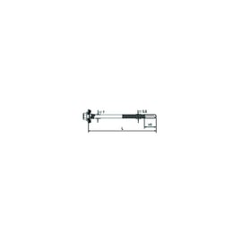 Vis couverture SDTS14-BAZ19 - Diamètre : 5,5 mm - Longueur : 86 mm