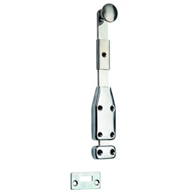 Verrou à plaquer acier - 350 mm - chromé - 80 x 38,2 mm