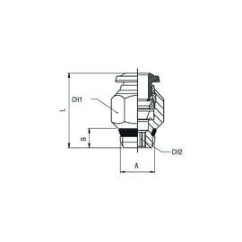 Raccord droit série 89000
