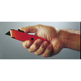 Couteau à lame auto-rétractable avec manche bi-matière - vrac