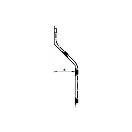 Transmission pour flexible d'embrasure de ferme-imposte OL 90 - blanc (RAL 9016)
