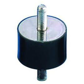 Butée cylindrique RADIAFLEX fixation à 2 tiges filetées - D.40 mm - Charge de pression maximale : 1200 N - 521452