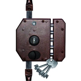 Serrure en applique 3 points verticale à fouillot PERFECTA