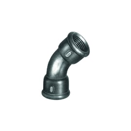 Courbe 45° femelle 41 galva - 1''1/2