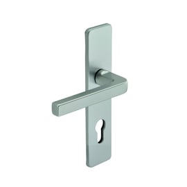 Ensemble sur petite plaque KOSMO argent bec-de-cane à condamnation