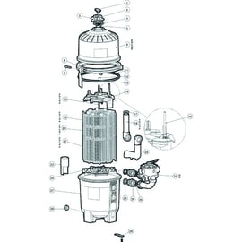 Filtre à diatomées PROGRID (sans vanne multivoie)