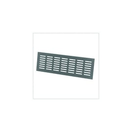 Grille d'aération d'ameublement 381 en applique aluminium argent
