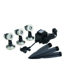 Kit 3 projecteurs LUNAQUA MAXI LED avec transformateur
