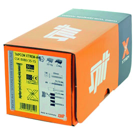 Vis à béton TAPCON XTREM CSK tête fraisée Torx® Inox A4