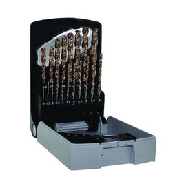 Coffret de 19 forets métaux FURIUS HSS - Plage de diamètres 1 à 10 mm