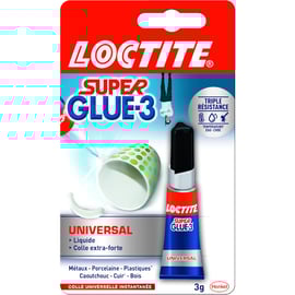 Colle instantanée liquide SUPERGLUE-3 - 3 g