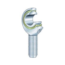 Embout à rotule mâle série GAKR-PW - Diamètre intérieur : 10 mm - Diamètre extérieur : 22 mm - Largeur : 14 mm