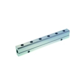 Nourrice de distribution double série 6048 - 3/8 - 1/4 - 4 mm - aluminium