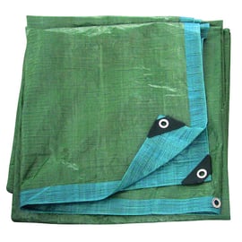 Bâche de protection légère - 3 x 2 m - bleu, vert