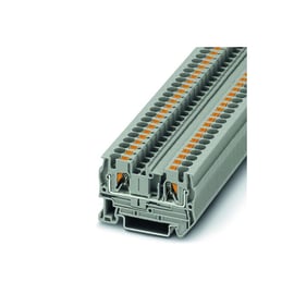 Bloc de jonction série PT - Push-in - 1 étage - 4 mm² - gris - PT 4