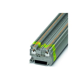 Bloc de jonction série PT - Push-in - 1 étage - 1,5 mm² - gris - PT 1,5/S
