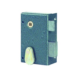 Serrure en applique verticale à fouillot