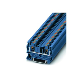 Bloc de jonction série PT - Push-in - 1 étage - 4 mm² - bleu - PT 4 BU