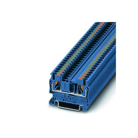 Bloc de jonction série PT - Push-in - 1 étage - 2,5 mm² - bleu - PT 2,5 BU