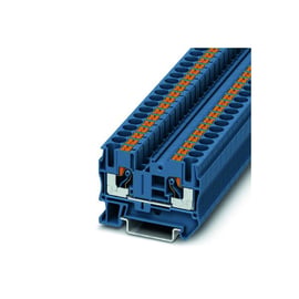 Bloc de jonction série PT - Push-in - 1 étage - 6 mm² - bleu - PT 6 BU