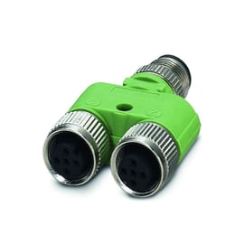 Répartiteur en Y série SAC-3P - 5 pôles - M12 - SAC-3P-M12Y/2XM12FS PE