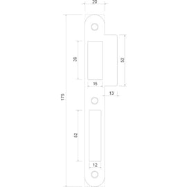 Gâche pour serrure à larder 1 point série 719