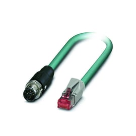 Câble de réseau Ethernet série NBC-M12 - droit - M12 - 4 pôles - 5 m - NBC-M12MSD/ 5,0-93E/R4AC