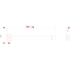 Serrure antipanique FLUID 1 point coupe-feu