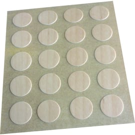 Cache vis adhésif diamètre 12 mm sachet de 100 pièces pin