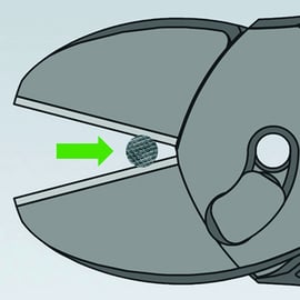 Pince coupante de côté TwinForce® avec manche bimatière 185 mm