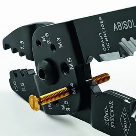 Pince à sertir les cosses - Capacité : 0,5 - 6 mm²