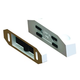 Loqueteau magnétique en applique LS Blanc