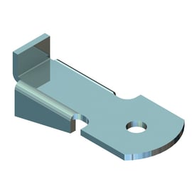Taquet pour crémaillère acier en applique